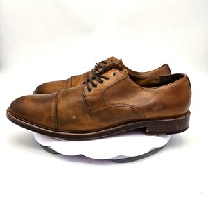 Blake Mckay Shoes Men 12 T9 Derby Dress Brown Leather Cap Toe Lace Up